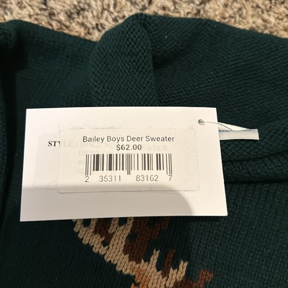 Bailey boys deer sweater - Picture 4 of 5